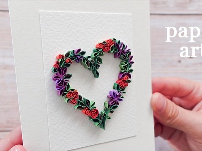 A quiet time of learning to be creative - Paper Quilling Art