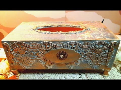 Chustecznik - Decoupage & Mixed Media Tutorial