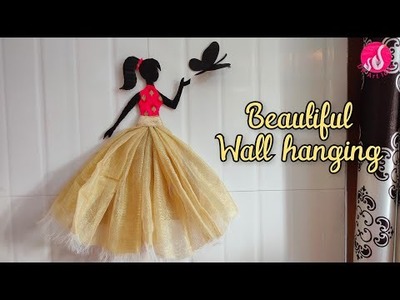 DIY Unique Wall Hanging || Fairy Doll Room Decor | Doll Wall Hanging Craft | Cardboard  Wall Hanging