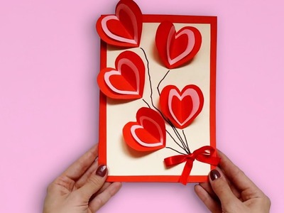 DIY Valentines Card. Greeting Card Idea ❤️