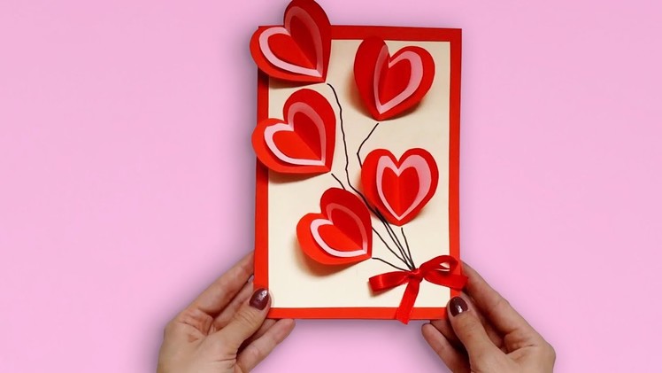 DIY Valentines Card. Greeting Card Idea ❤️