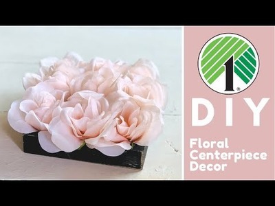 Dollar Tree DIY Spring Valentine Floral Centerpiece Decor