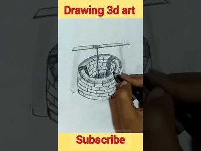 Drawing 3d art#shorts #pencildrawing