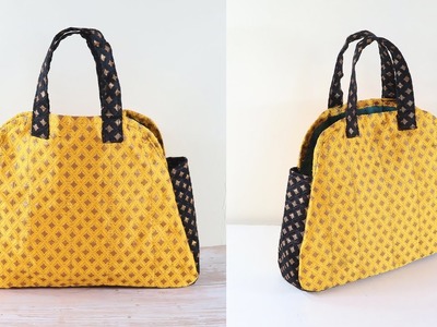 Easy & Beautiful Handbag Purse from Cloth l DIY Purse l Sewing l Sonali's Creations
