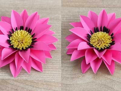 Easy Paper Flowers | Home decor ideas | ful banano | Paper craft