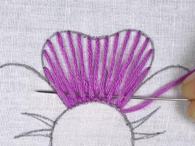 Fabulous Flower Design Idea with Easy Flower Embroidery Tutorial, New Hand Embroidery Flower Design