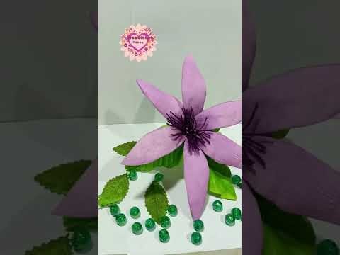 Flores de fomi | short | tutoriales | diy |  arte | CRAFTS