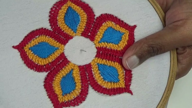 Hand Embroidery | Bordado Fantasía | Fantasy Flower Stitch | Hand Embroidery Tutorial For Beginners