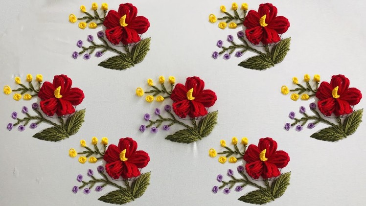 Hand Embroidery: Chinese Flower Embroidery - Embroidery For All Over - Embroidery For Beginners