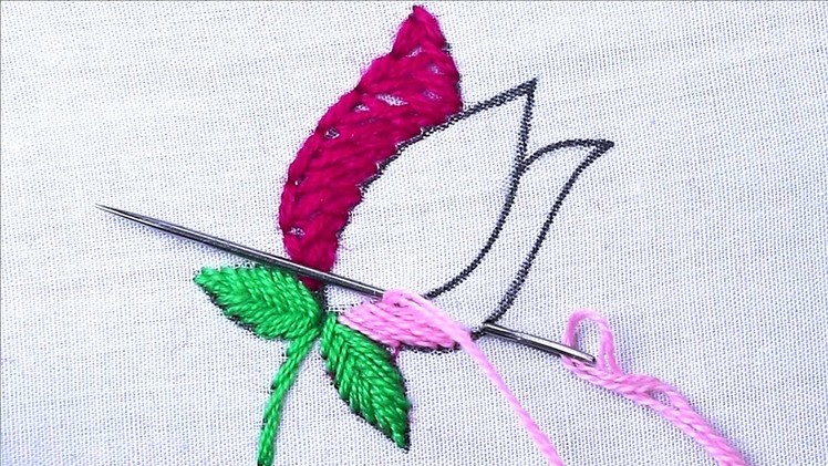 Hand Embroidery Super Unique Flower Design Palestrina Stitch Easy Way To Embroidery