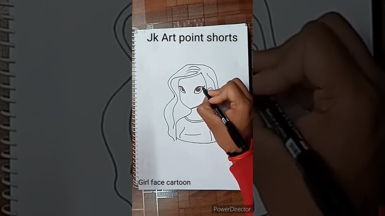 How to draw a girl drawing #shorts #sketch #cartoon #viral #drawing #video #girldrawing #short