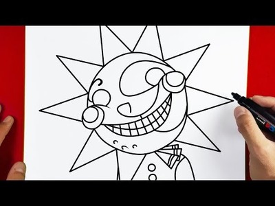 How to Draw Sundrop Five Nights at Freddy's - FNaF: Security Breach