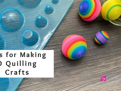 How to Make 3D Quilling Shapes |Tips for Making Quilling Spheres | Quilling for Beginners