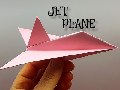 How to make a JET PLANE with Paper|Si të bëjmë avionReaktiv nga letra|#diy|#jetplane|#albania|#short