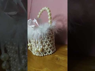 How to make easy whole bead bag ? part 1