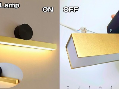 How To Make Wall Hanging Lamp |Modern Wall Lamp | Diy Wall Decor |Wall Decoration ideas | Wall Light