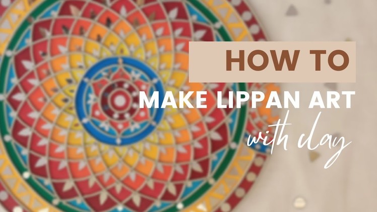Lippan art || Easy way to make a wall decor || Mural Craft || Gujarati Kutch Work | Wall Decor Ideas