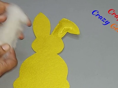 New Easter Bunny wreath made with simple materials |DIY Low budget Easter décor idea