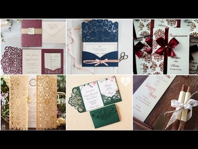 New Wedding Invitation Cards Model || Wedding Card Designs || Wedding Card