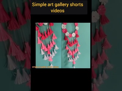 Paper Crafts ideas. Home Decor Wall Hanging. #shorts #simpleartgalleryshortsvideos