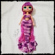 PATTERN: Lol Omg Doll Mermaid Outfit Crochet Pattern by GothDollie