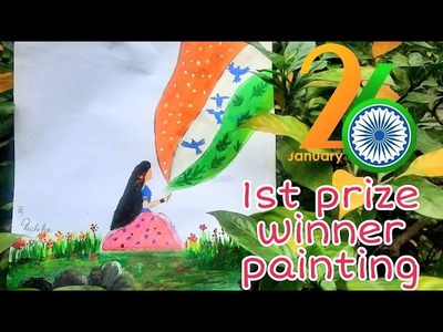 Republic day special painting |Republic day special painting step by step for beginners  |