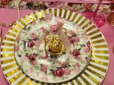 Romantic Valentine's Day Tablescape Ideas | Garden theme | Decorate With Me