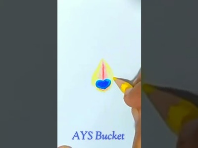 #Shorts #teamseas |How to draw a water drop easily |Drawing of Heart step-by-step |AYS Bucket