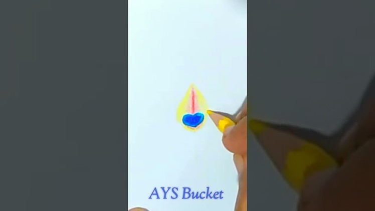 #Shorts #teamseas |How to draw a water drop easily |Drawing of Heart step-by-step |AYS Bucket