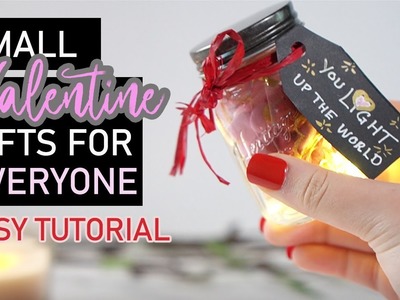 Small Valentine Gifts For Everyone | Favor Wrap Tutorial