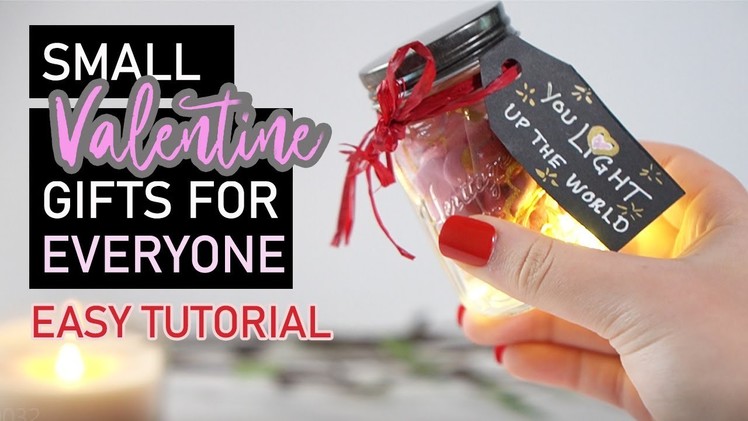 Small Valentine Gifts For Everyone | Favor Wrap Tutorial