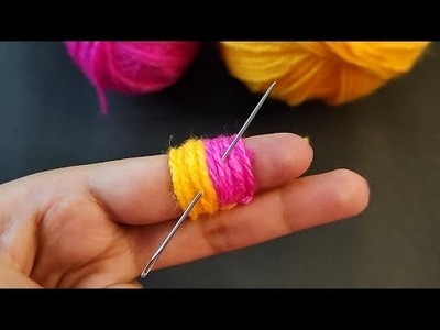 Super Easy Woolen Craft Idea - DIY Craft using finger - Best craft idea