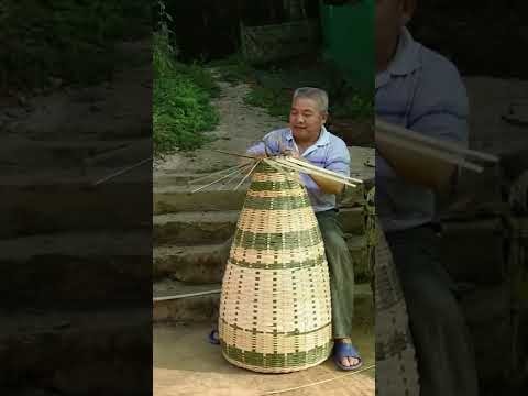 Traditional Bamboo Fish Cage #Bamboo DIY Tutorials #177 #shorts