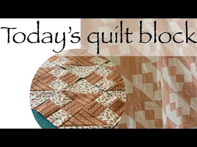 Vintage inspired | quilt block | buckeye beauty | sew along with me