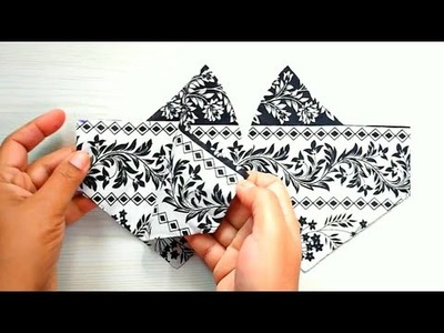 4 Very Easy New Style Pattern Mask - Face Mask Sewing Tutorial - DIY Cloth Face Mask