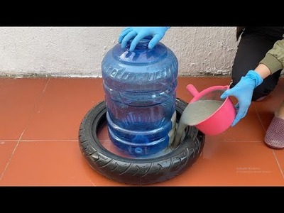 Amazing Reuse Ideas Plastic Bottles  And Tires .How To Make Coffee Table And Aquarium At Home .