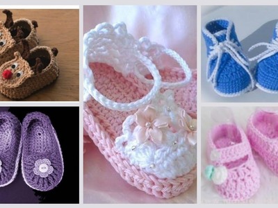 Beautiful #crochet #booties #crochetbabybooties for newborns