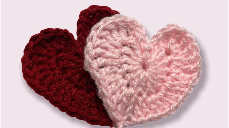 Crochet a HEART for the Valentines #shorts  #youtubeshorts