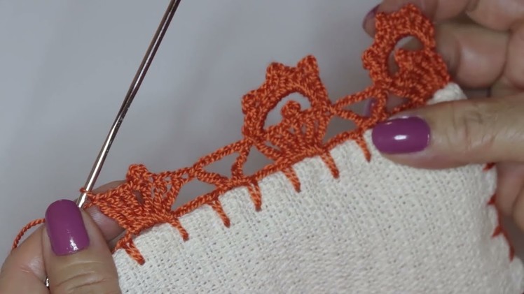 ???? Crochet Easy Lace Pattern | EASY CROCHET BORDERS 6