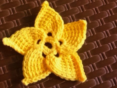 Crochet flower Super easy teach step by step so beautiful