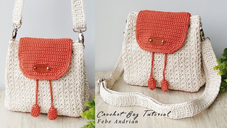 CROCHET - TAS RAJUT Simpel Dan Mudah | Crochet Bag Tutorial (Subtitles Available)