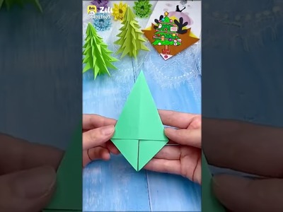 Diy cute Christmas tree craft if u like so subscribe please