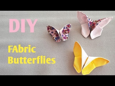 Diy Fabric Butterflies | How to Make Fabric Butterflies | Amazing sewing tips and tricks