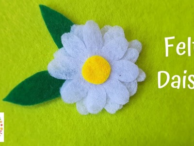 DIY How to Make Felt Flower | Felt Daisy Flower making Tutorial | Felt Crafts 2022