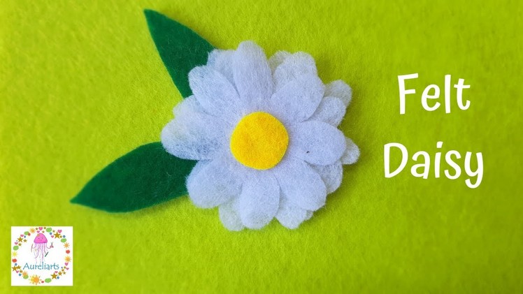 DIY How to Make Felt Flower | Felt Daisy Flower making Tutorial | Felt Crafts 2022