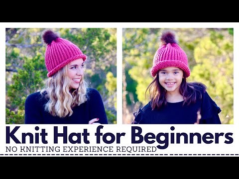 DIY Knit Hat for Beginners | Loom Knit Hat