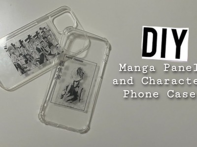 DIY Manga Panel Phone Cases | Anime DIY