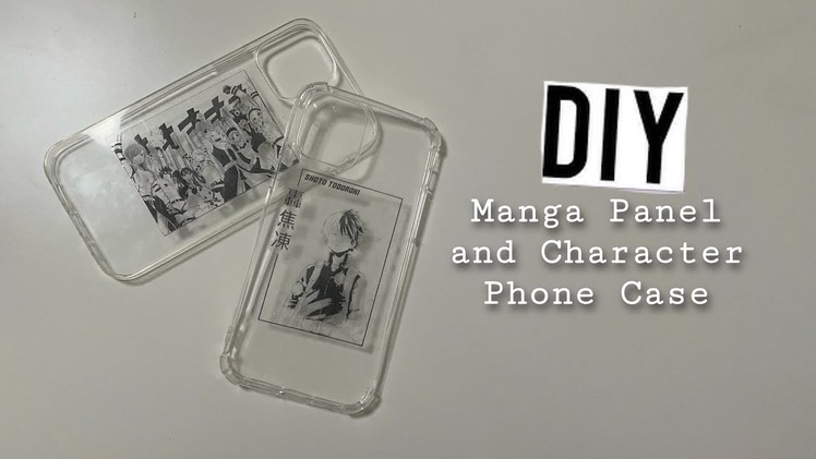 DIY Manga Panel Phone Cases | Anime DIY
