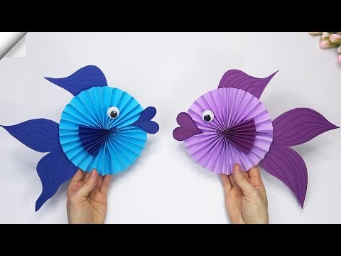 DIY Moving Paper FISH | Easy Paper Crafts | DIY paper crafts