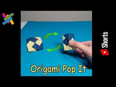 DIY Origami POPIT | How to make paper popit | Fold tutorial #Shorts